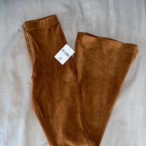 Long Knit Brown Pant